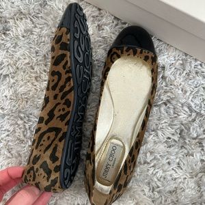 Jimmy Choo leopard print flats